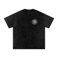 Troubled Youth Snow Washed Oversized Cotton T-Shirt