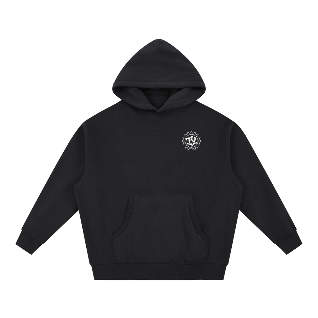 Troubled Youth Oversized Boxy/Cropped Fit Fleece Hoodie